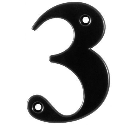 Hoppe Black Door Numerals and Letters