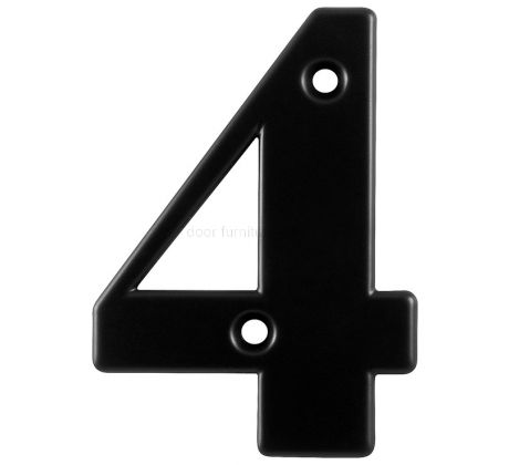 Hoppe Black Door Numerals and Letters