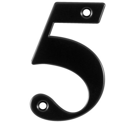 Hoppe Black Door Numerals and Letters