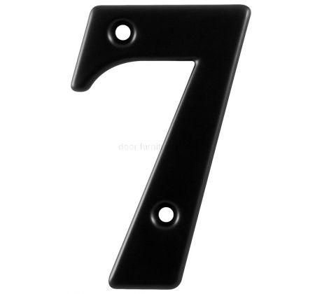 Hoppe Black Door Numerals and Letters