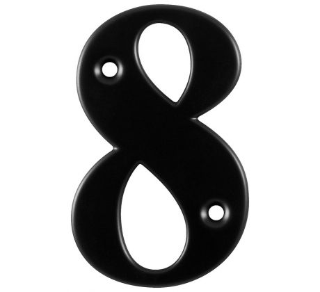 Hoppe Black Door Numerals and Letters