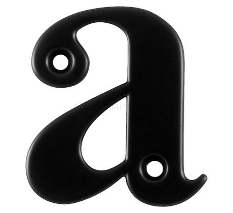 Hoppe Black Door Numerals and Letters