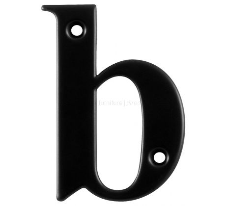 Hoppe Black Door Numerals and Letters