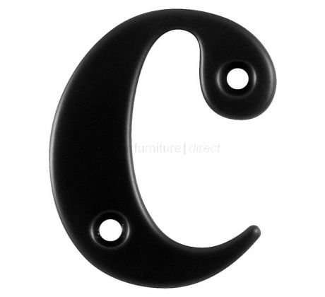 Hoppe Black Door Numerals and Letters