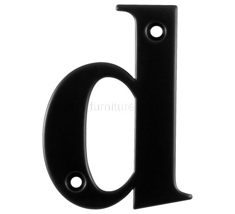 Hoppe Black Door Numerals and Letters