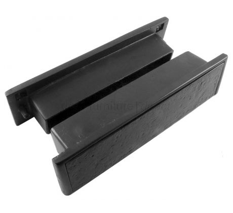 Black Antique Telescopic Letterplate 270x71mm