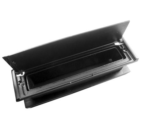 Black Antique Telescopic Letterplate 270x71mm