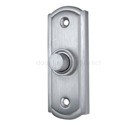 Sloane Satin Chrome Bell Push 81x31mm