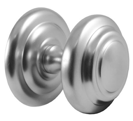 Sloane Satin Chrome Centre Door Knob 102mm