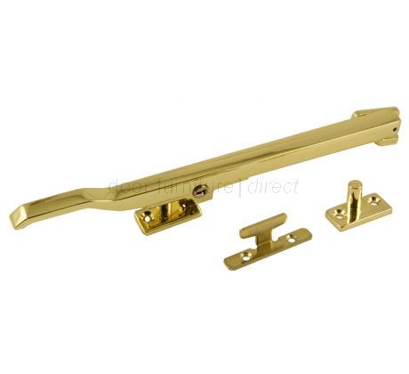 Polished Brass Locking Window Stay