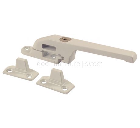 White Locking Window Fastener