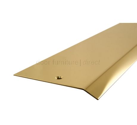 Polished Brass Threshold Strip 1 Bevel Edge