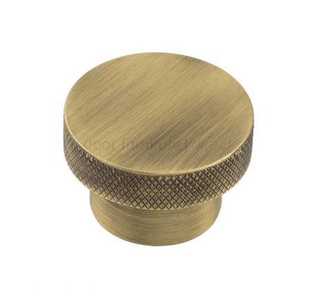 Hoxton Wenlock Diamond Knurled Cabinet Knob 40mm