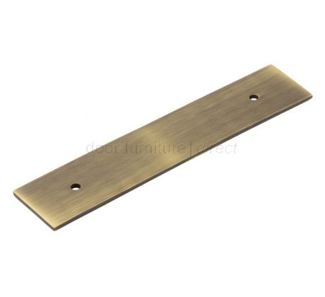 Hoxton Fanshaw Cabinet Handle Plain Backplate 140x30mm