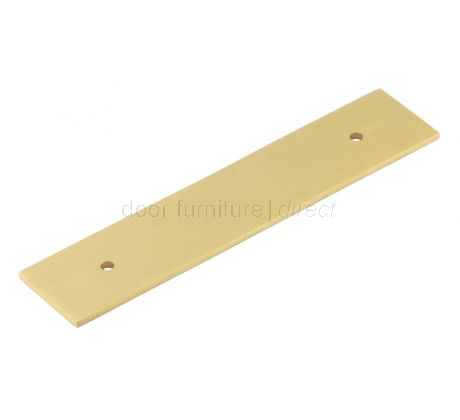 Hoxton Fanshaw Cabinet Handle Plain Backplate 140x30mm