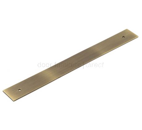 Hoxton Fanshaw Cabinet Handle Plain Backplate 268x30mm