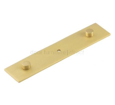 Hoxton Fanshaw Cabinet Knob Plain Back Plate 140x30mm