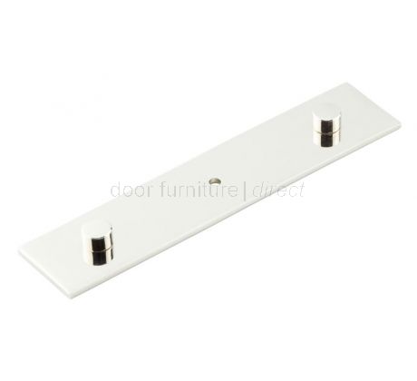 Hoxton Fanshaw Cabinet Knob Plain Back Plate 140x30mm