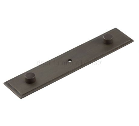 Hoxton Rushton Cabinet Knob Stepped Back Plate 140x30mm