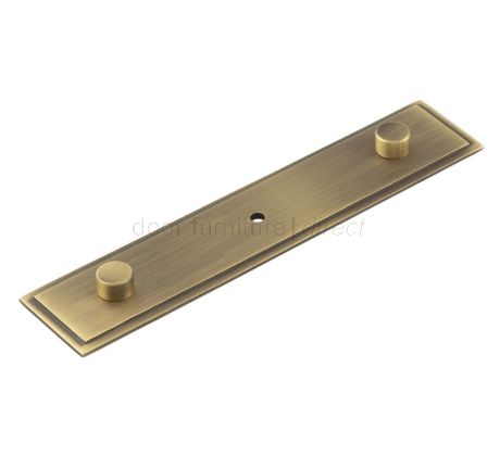 Hoxton Rushton Cabinet Knob Stepped Back Plate 140x30mm