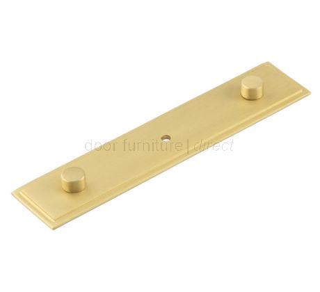Hoxton Rushton Cabinet Knob Stepped Back Plate 140x30mm