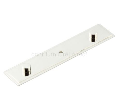 Hoxton Rushton Cabinet Knob Stepped Back Plate 140x30mm