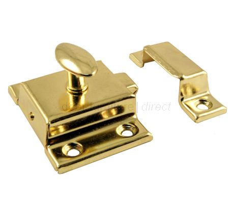 Cupboard Catch Electro Brassed