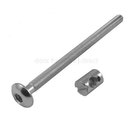 M6x100 Furniture Bolt and Dowel Nut