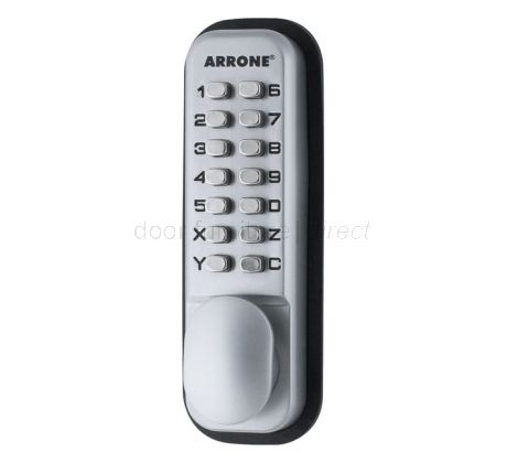 Arrone Digital Lock with Holdback Matt Chrome