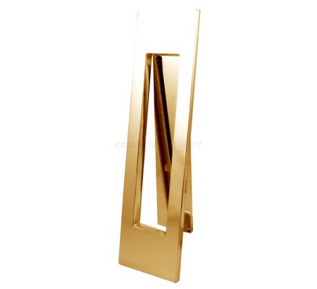 Brass Vertical Victorian Letter Plate 229x67mm