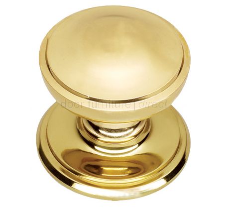 Brass Princess Centre Door Knob 76mm