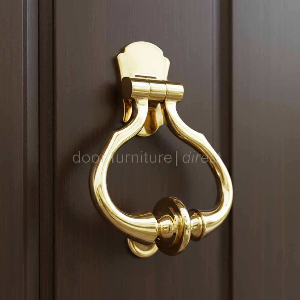 Brass Diplomat Door Knocker 171x140mm
