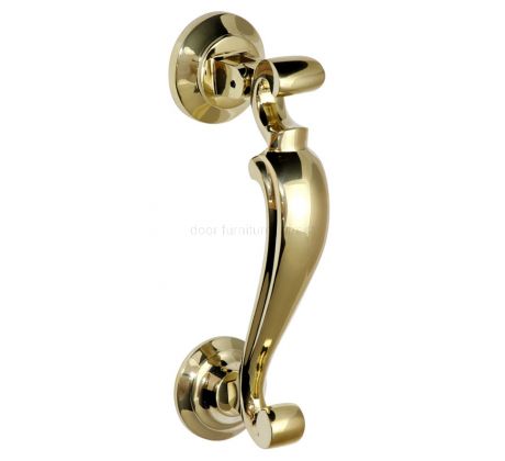 Polished Brass Profile Doctor Knocker 190x49mm