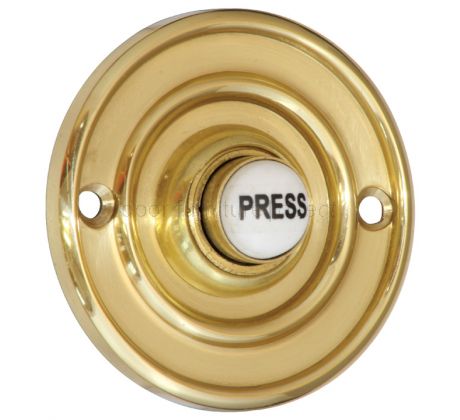 Brass Circular Bell Push with China Press 60mm