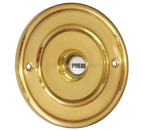 Brass Circular Bell Push with China Press 100mm