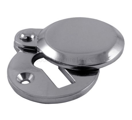 Chrome Heavy Covered Escutcheon 41x32mm