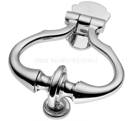 Chrome Diplomat Door Knocker 171x140mm