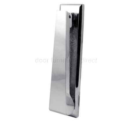 Chrome Contemporary Door Knocker 165x40mm
