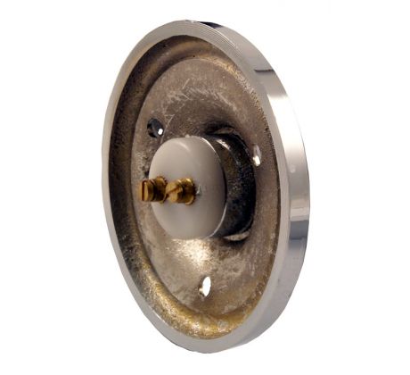 Polished Chrome Circular Bell Push 60mm