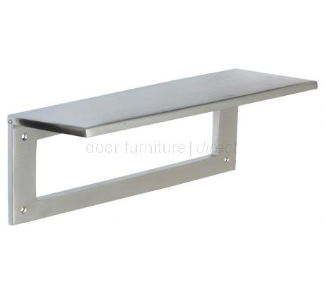 Satin Chrome Internal Tidy with Draught Excluder 260x88mm