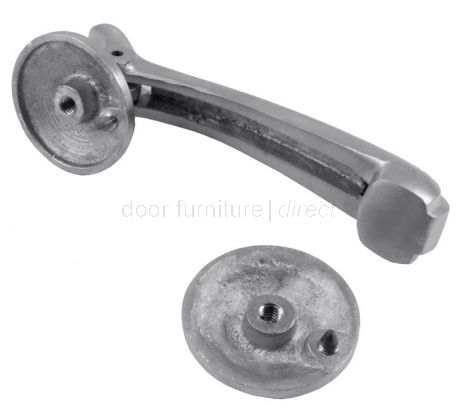 Satin Chrome Bow Door Knocker 135x42mm