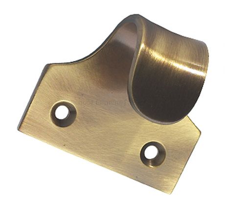 Antique Brass Curled Sash Lift 50x44mm