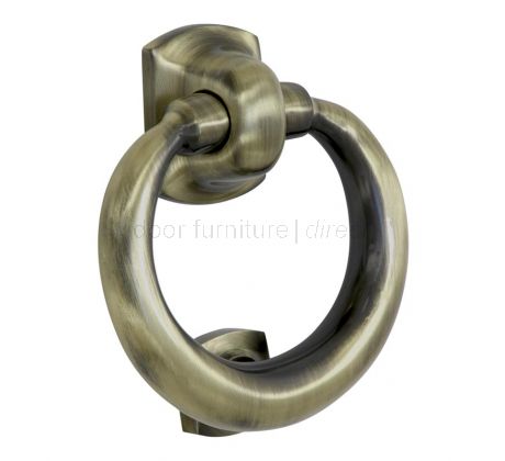 Antique Brass Ring Door Knocker 114mm