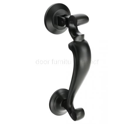 Matt Black Profile Doctor Knocker 190mm