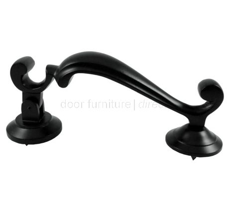 Matt Black Profile Doctor Knocker 190mm