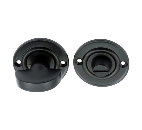 Matt Black Bathroom Thumbturn and Release 42mm