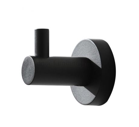 Bond Matt Black Single Robe Hook