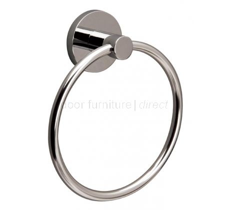 Lily Polished Chrome Towel Ring