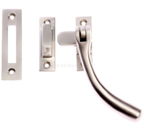 Satin Nickel Peardrop Casement Fastener