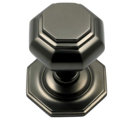 Prima Dark Bronze Octagonal Centre Door Knob 66mm DB15B